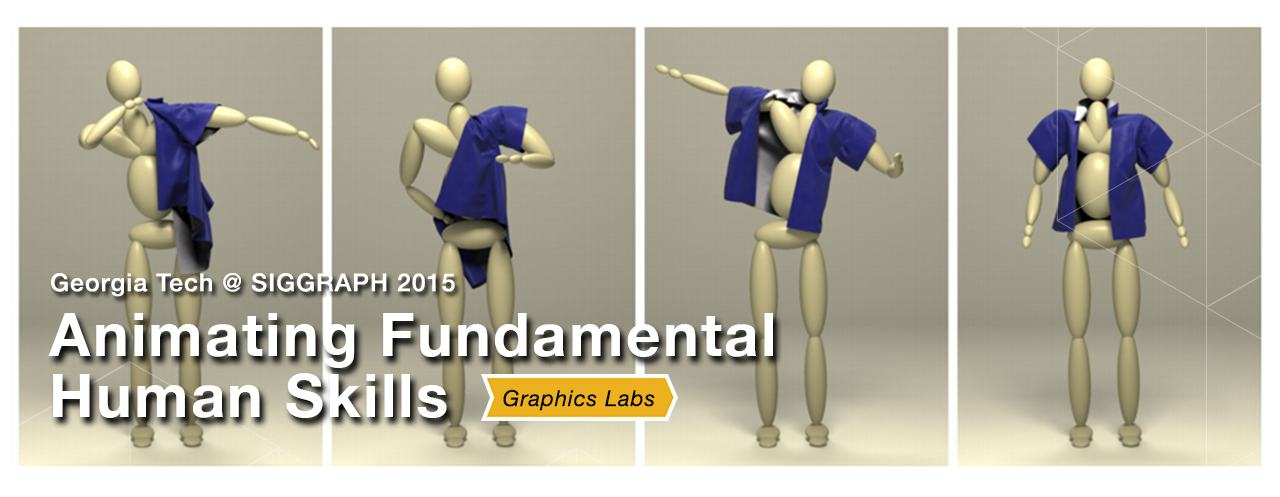 Animating Human Dressing - SIGGRAPH 2015